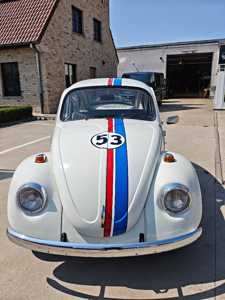 VW Beetle 1200 « Herbie » BWJ 1973 approuvée + garantie, Autos, Achat, Entreprise, Garantie prolongée, Boîte manuelle