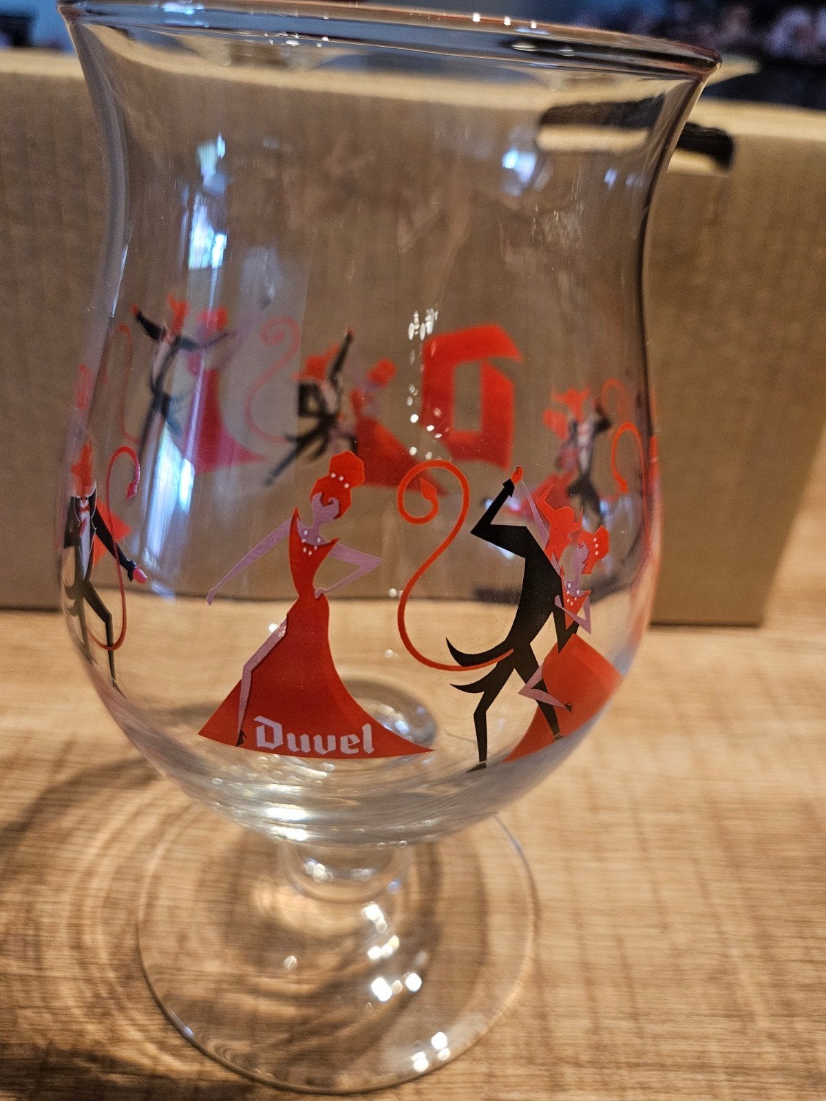 Duvel glas Winking 2024, Verzamelen, Glas en Drinkglazen, Ophalen