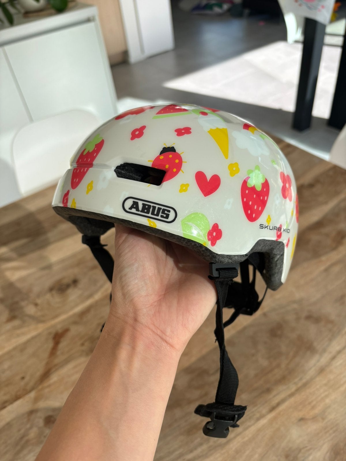 Fietshelm kind meisje, Fietsen en Brommers, Ophalen, Meisje