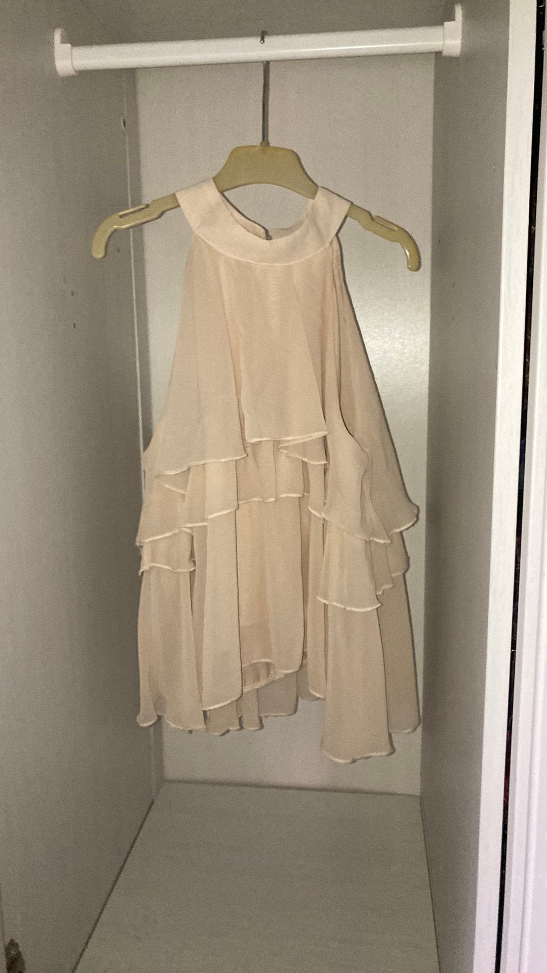 Beige tanktop van Shein, Kleding | Dames, Ophalen of Verzenden, Zo goed als nieuw, Maat 34 (XS) of kleiner, Overige kleuren