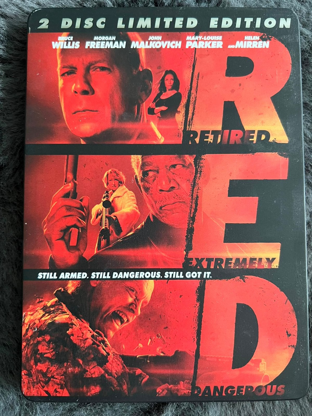 RED (dvd - steelbook), Ophalen of Verzenden, Zo goed als nieuw