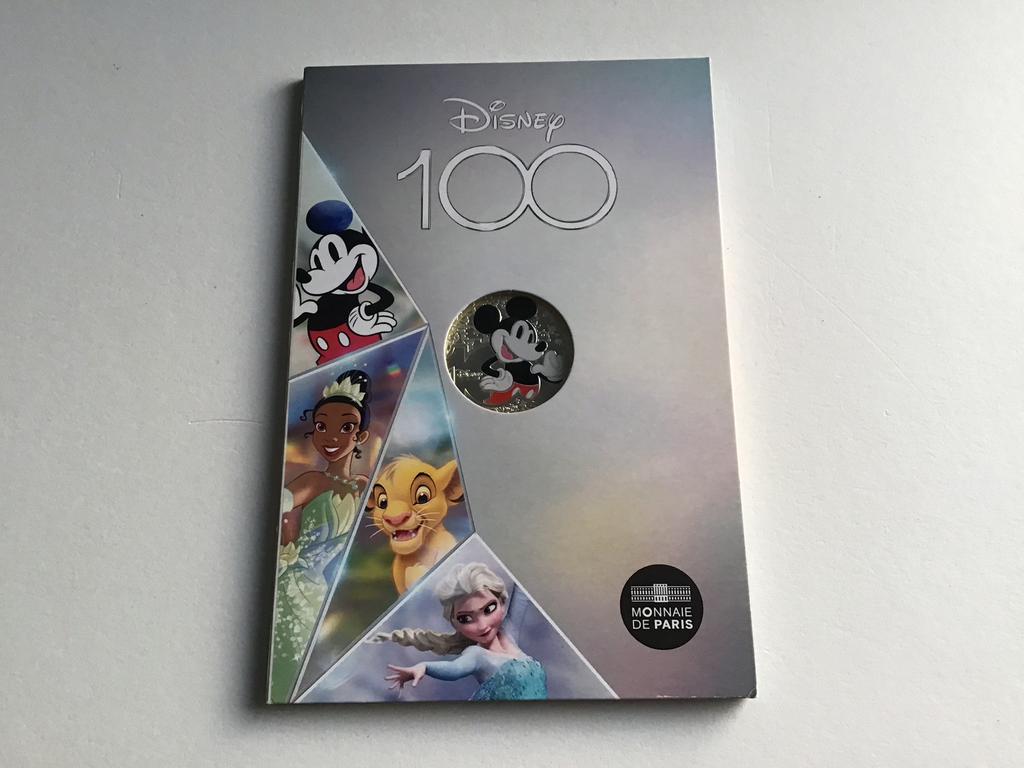 Frankrijk 10 euro 100 jaar Disney 2023 BU, Postzegels en Munten, Ophalen of Verzenden, Frankrijk, 10 euro, Zilver