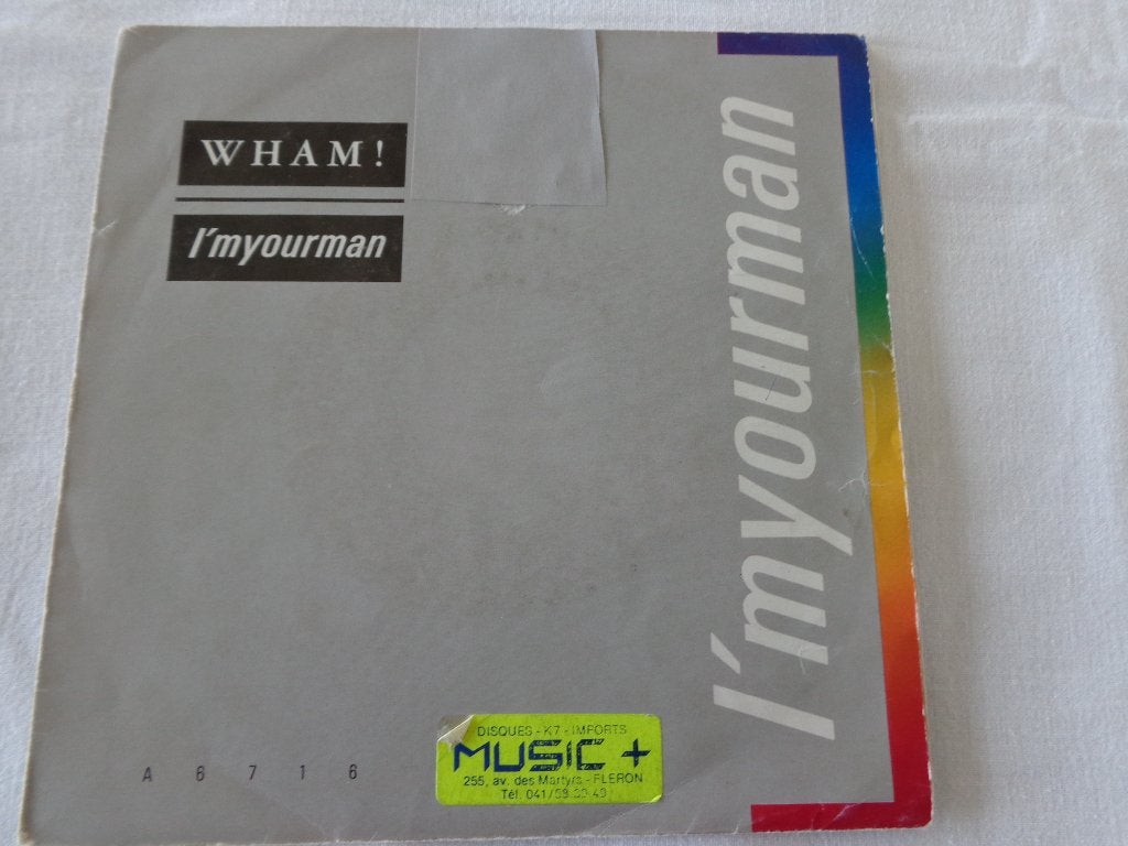 disque vinyle single 45T - WHAM/George Michael I'm your man, CD & DVD, Enlèvement ou Envoi, 7 inch, Utilisé, Pop