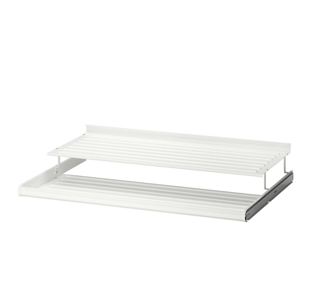 Ikea Wit schoenenrek uitschuifbaar 100cm voor PAX kast, Zo goed als nieuw, Metaal, Ikea, 50 tot 100 cm