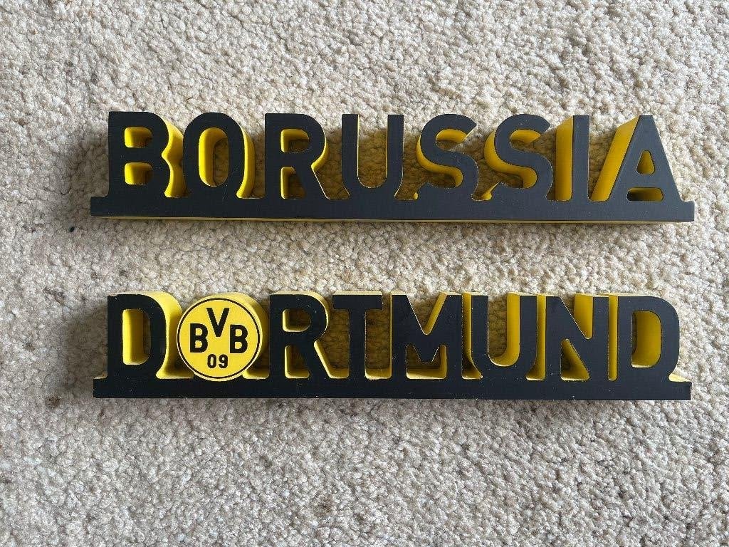 Borussia Dortmund staanders., Ophalen, Zo goed als nieuw, Beeldje of Poppetje