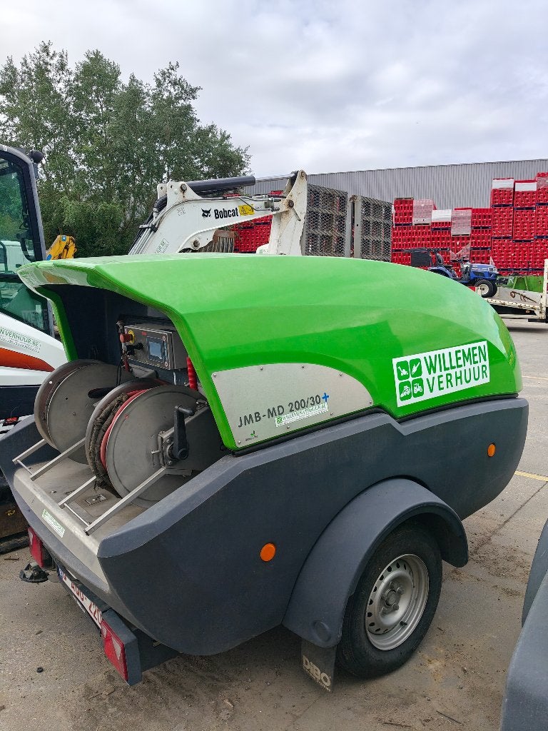 Dibo JMB-MD 200/30 stoom-en hogedrukreiniger op aanhangwagen, Tuin en Terras, Ophalen, Benzine, Gebruikt, Dibo