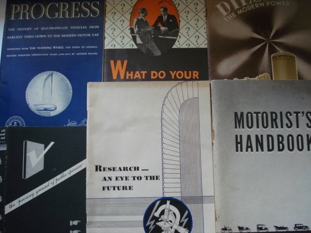 GM General Motors 1930s Brochure Catalogue Prospekt LOT of 6, Livres, Envoi, Utilisé, Chevrolet