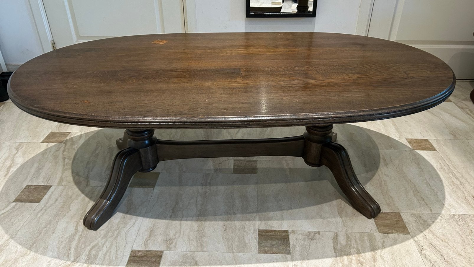 Leuke salontafel, Huis en Inrichting, Tafels | Salontafels, Ophalen, Gebruikt, 100 tot 150 cm, Klassiek