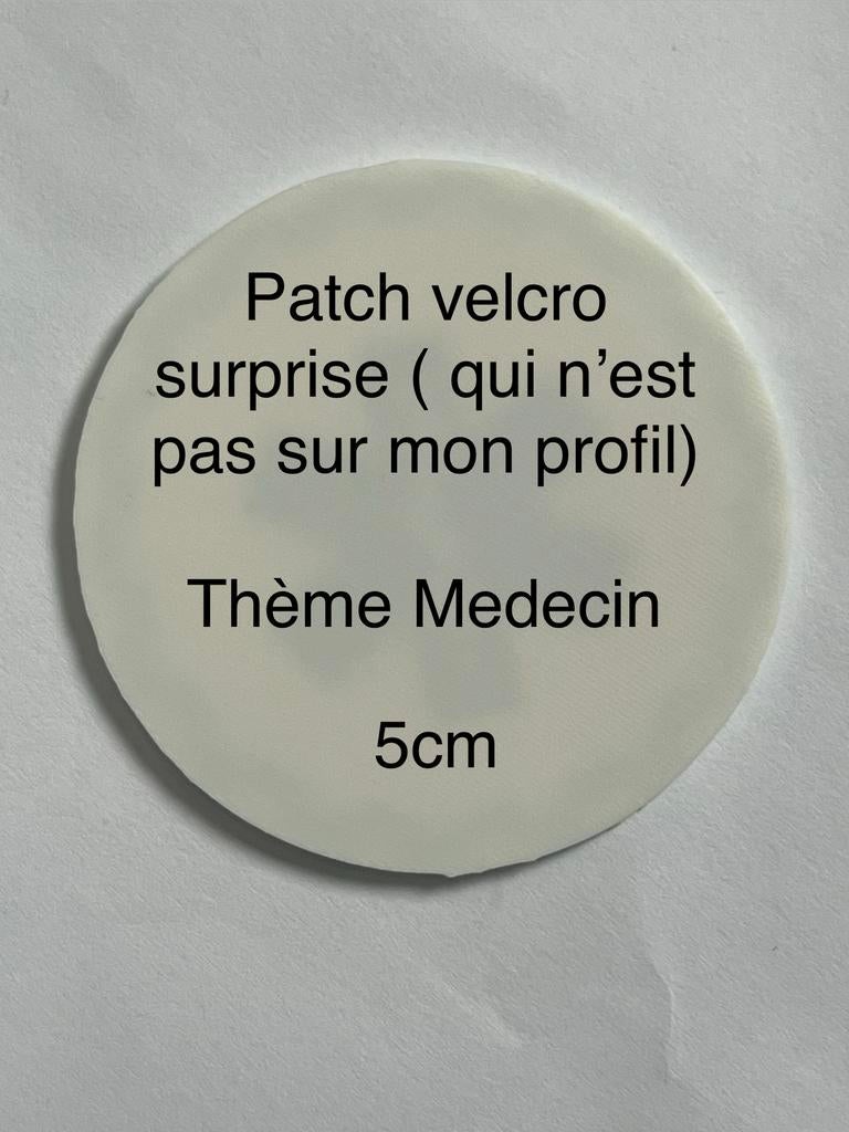 Patch velcro medecin 5cm, Envoi