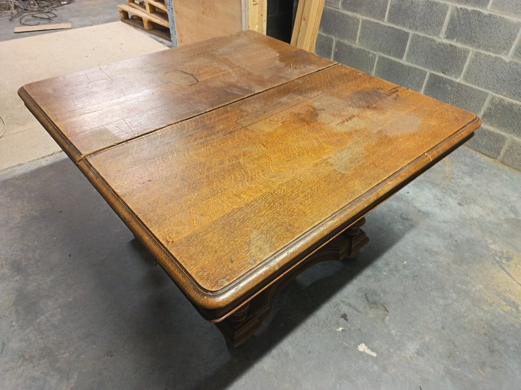 Uitschuifbare antieke neorenaissancistische tafel, Antiek en Kunst, Antiek | Meubels | Tafels, Ophalen