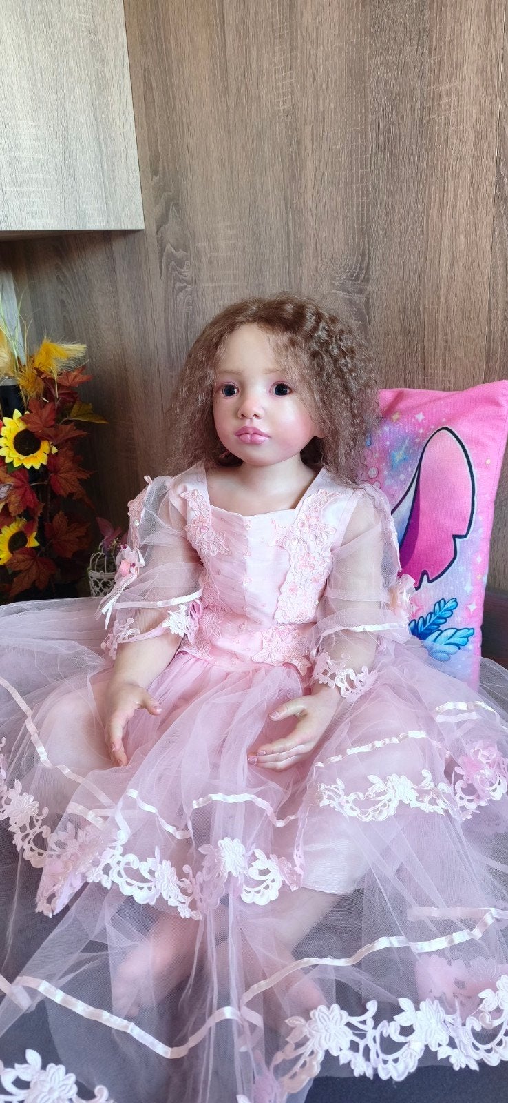 REborn ALOENKA – NATAlI BLICK – 102 CM – CERTIFICAT, Envoi, Comme neuf, Poupée, Réaliste ou Reborn