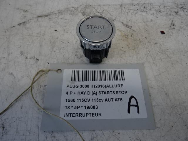 SCHAKELAAR Peugeot 3008 II (M4 / MC / MJ / MR) (9804007880), Gebruikt, Peugeot