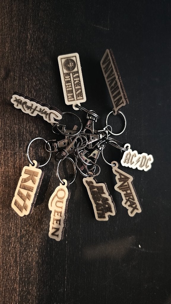 sleutelhangers rockgroepen, Enlèvement ou Envoi, Neuf, Autres types