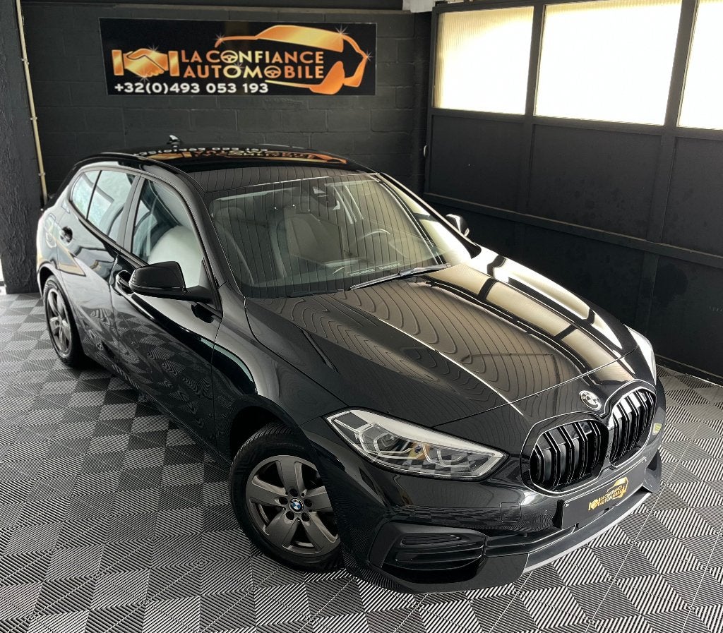 BMW 116dA 1er Propriétaire Garantie 12 mois, Euro 6, Noir, 5 portes, Automatique