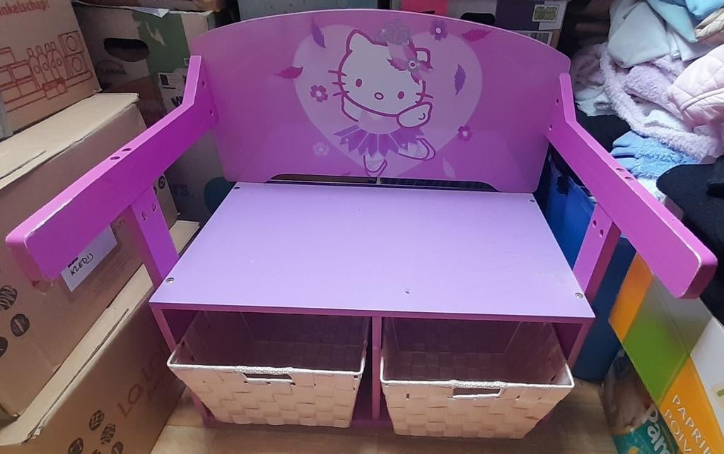 Hello Kitty bank, Ophalen, Zo goed als nieuw