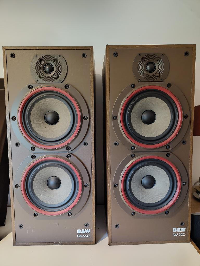 Vintage speakers B&W type DM220, Ophalen, Gebruikt, 60 tot 120 watt, Bowers & Wilkins (B&W)