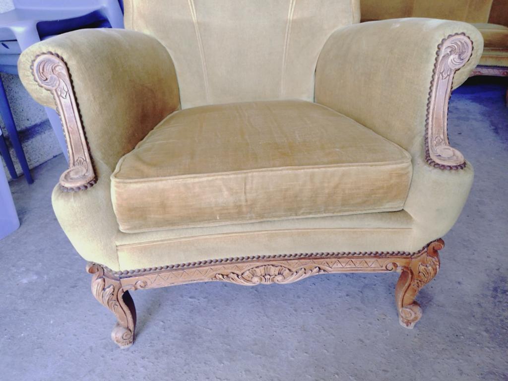 paire de fauteuils de style Louis XV / bergère, Antiek en Kunst, Antiek | Meubels | Stoelen en Sofa's, Ophalen of Verzenden