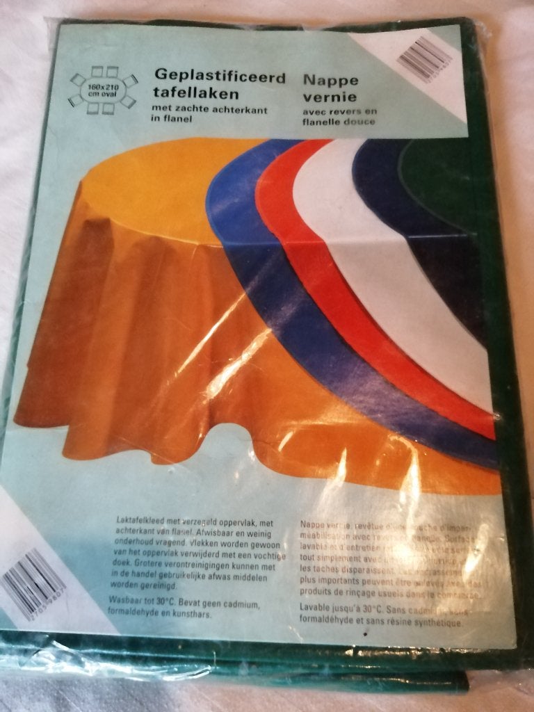Tafellaken geplastificieerd, Huis en Inrichting, Tafelkleden, 210 cm, Nieuw, Ophalen of Verzenden, Kunststof