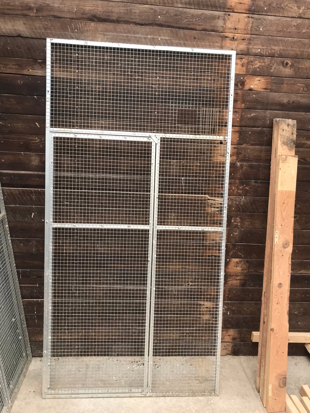 Volière panelen met deur, Ophalen of Verzenden, Zo goed als nieuw, Volière