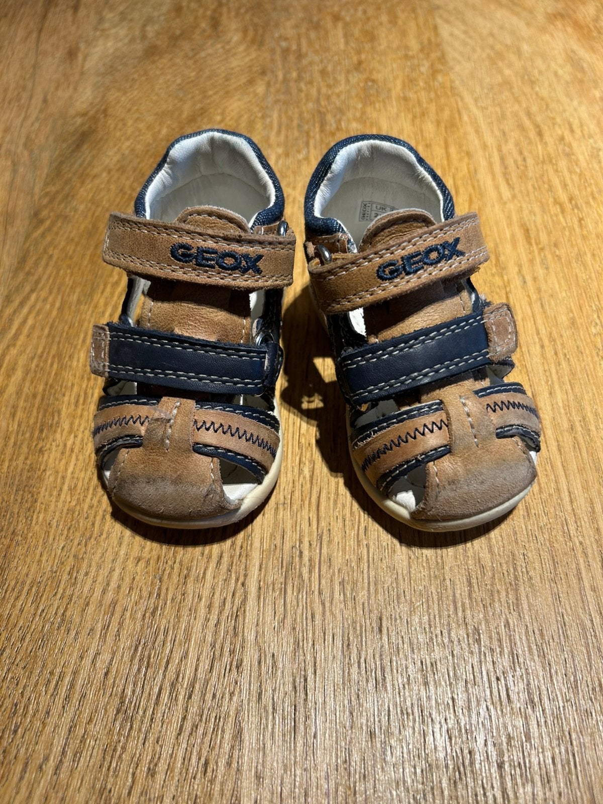 Babyschoentjes Geox - maat 18, Ophalen, Jongetje, Gebruikt, Schoentjes