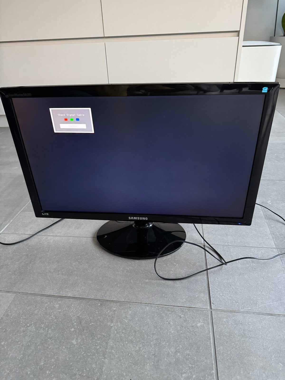 Compterscherm Samsung S24A300BL 24” led monitor, Ophalen, Gebruikt, Samsung, DVI