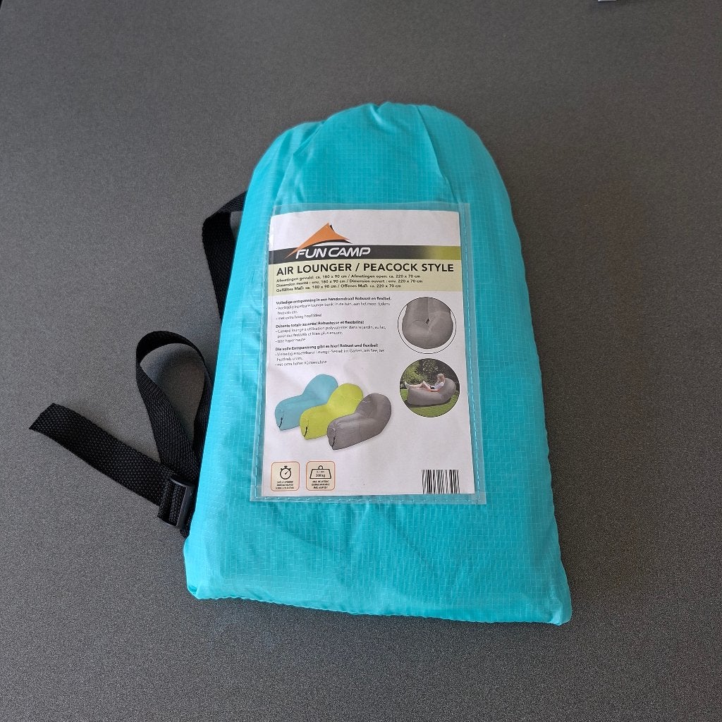 Air Lounger - Canapé avec matelas gonflable - Pour camping, Enlèvement ou Envoi, Comme neuf