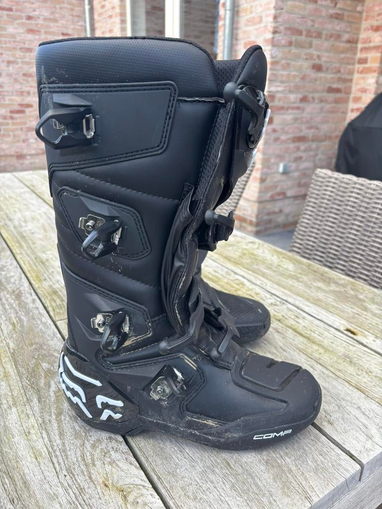 Fox comp zwart crosslaarzen, Motos, Enlèvement