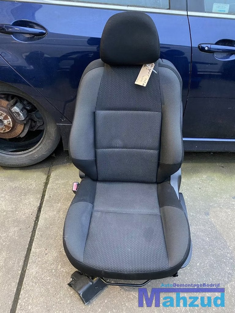 PEUGEOT 207 CC Bestuurders links voor stoel zwart grijs stof, Autos : Pièces & Accessoires, Habitacle & Garnissage, Peugeot, Utilisé