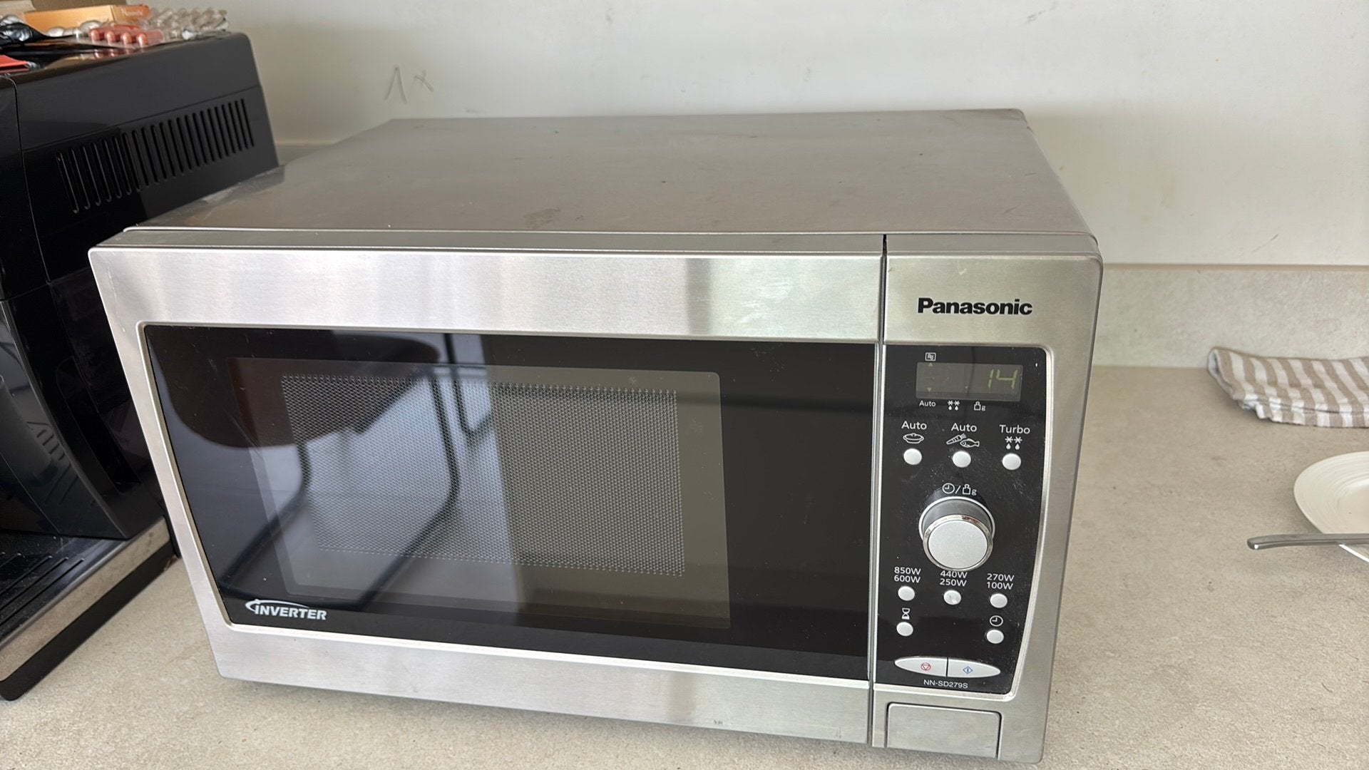 Panasonic Inverter Microgolfoven – Werkt perfect, Ophalen, Zo goed als nieuw, Vrijstaand, Microgolfoven