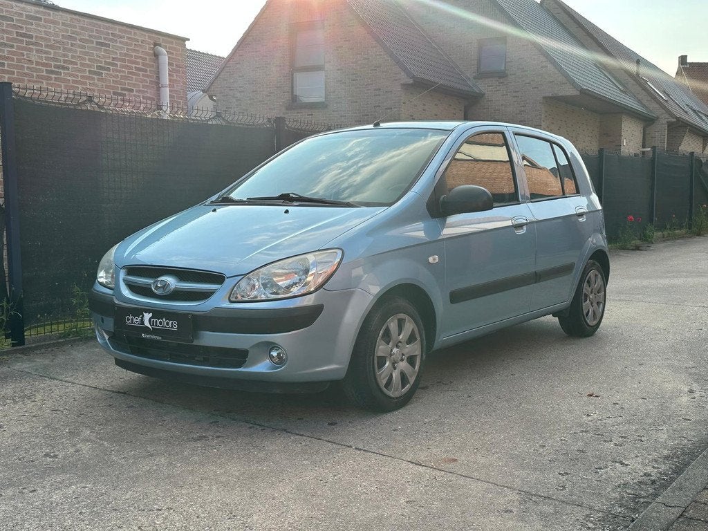 Hyundai Getz | Benzine | Manuel | 5 Deurs | Gekeurd, Auto's, Gebruikt, 4 cilinders, Blauw, Bedrijf