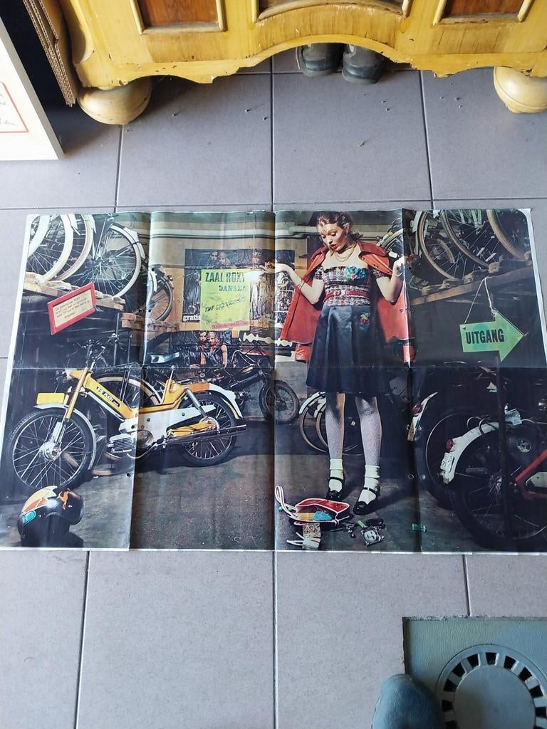 Oude affiches jaren 70 Puch honda Yamaha Suzuki benelli kawa, Verzamelen, Merken en Reclamevoorwerpen, Ophalen
