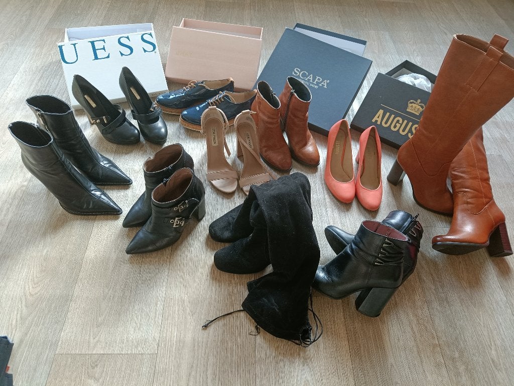 Lot schoenen maat 36-37, Ophalen, Gedragen