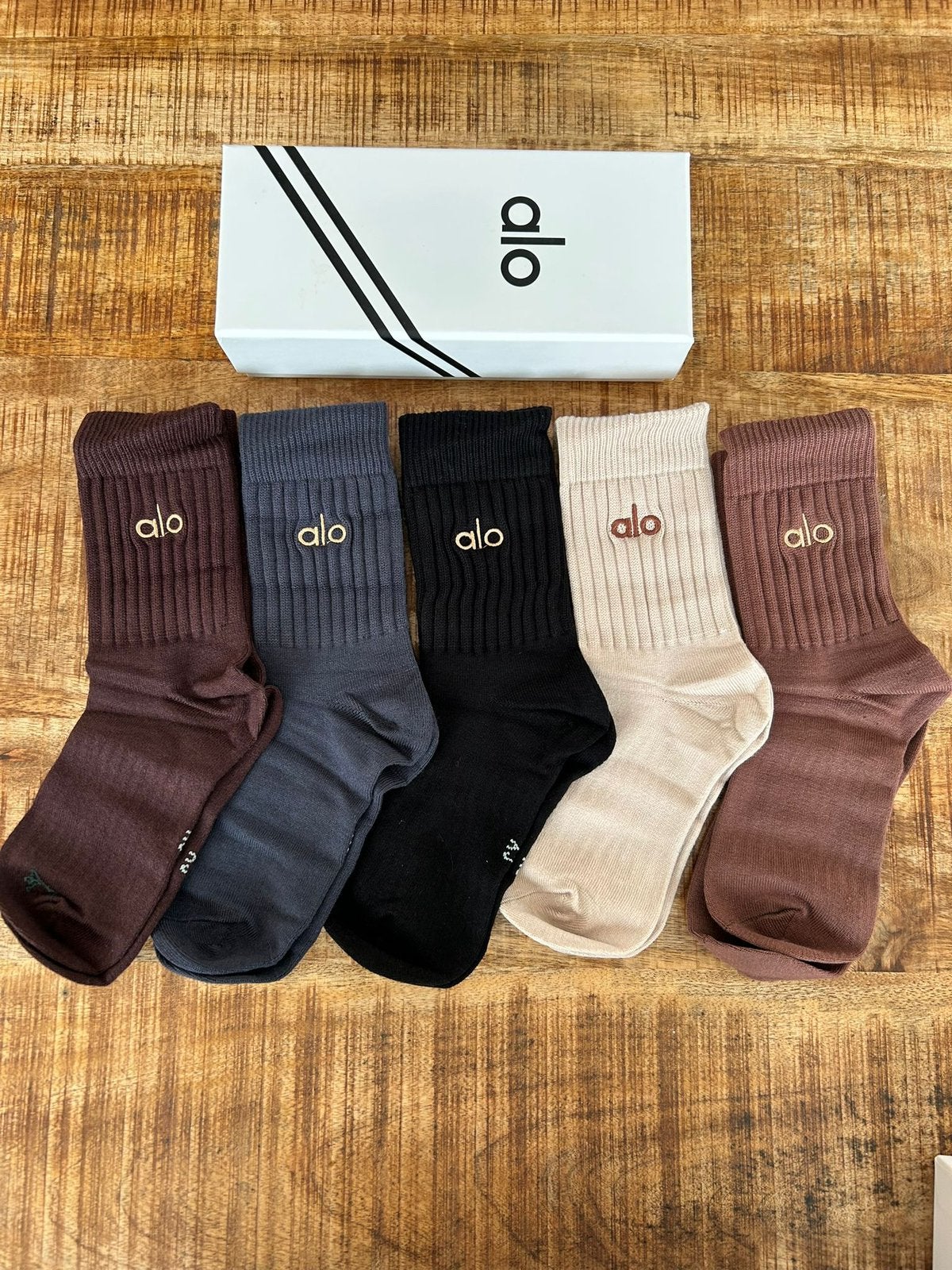 ALO kousen, Kleding | Dames, Sokken en Kousen, Sokken en Kniesokken, Bruin, Maat 35 t/m 38, Nieuw
