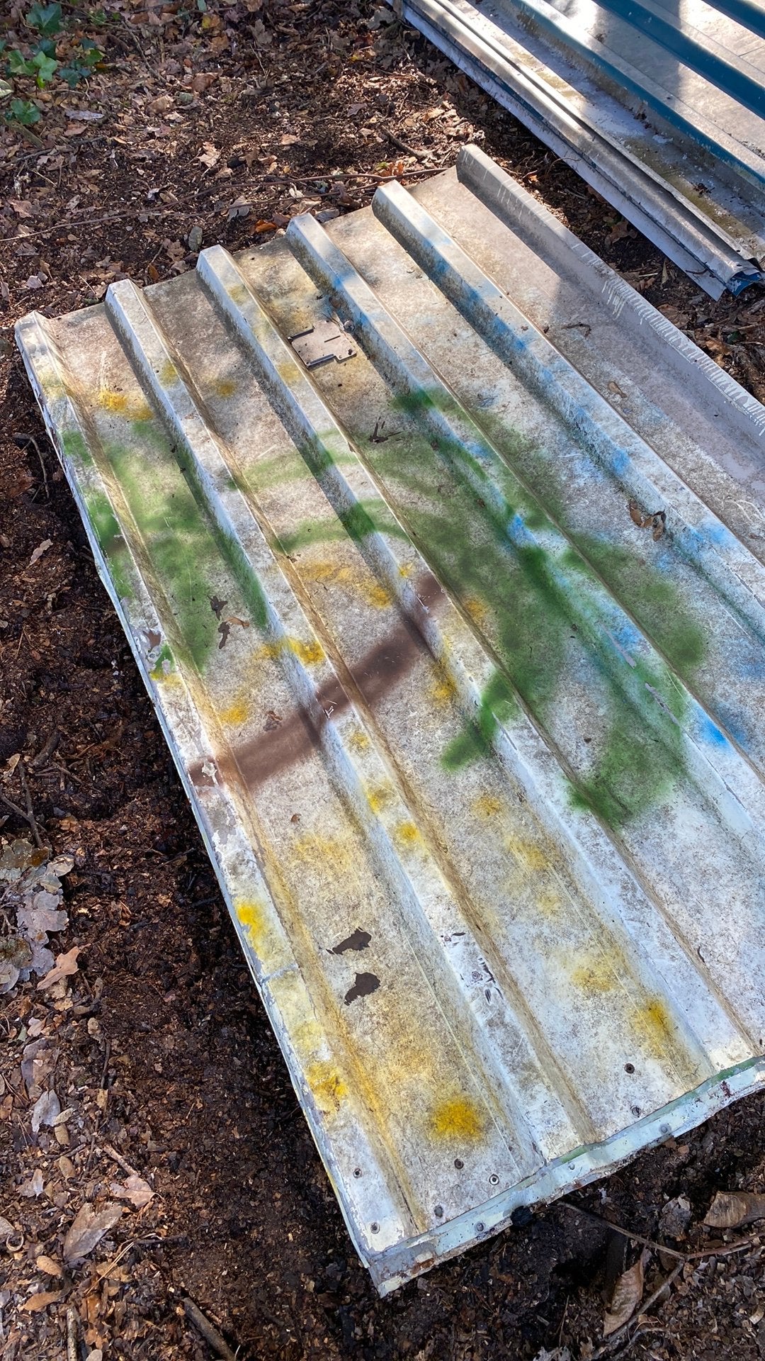 Damwandplaten, Doe-het-zelf en Bouw, Ophalen, Gebruikt