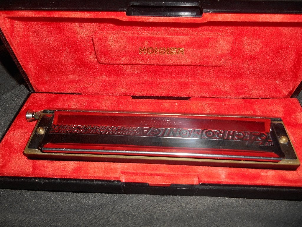 Hohner The 64 Chromonica 280C 4 chromatic octaves avec boite, Ophalen of Verzenden