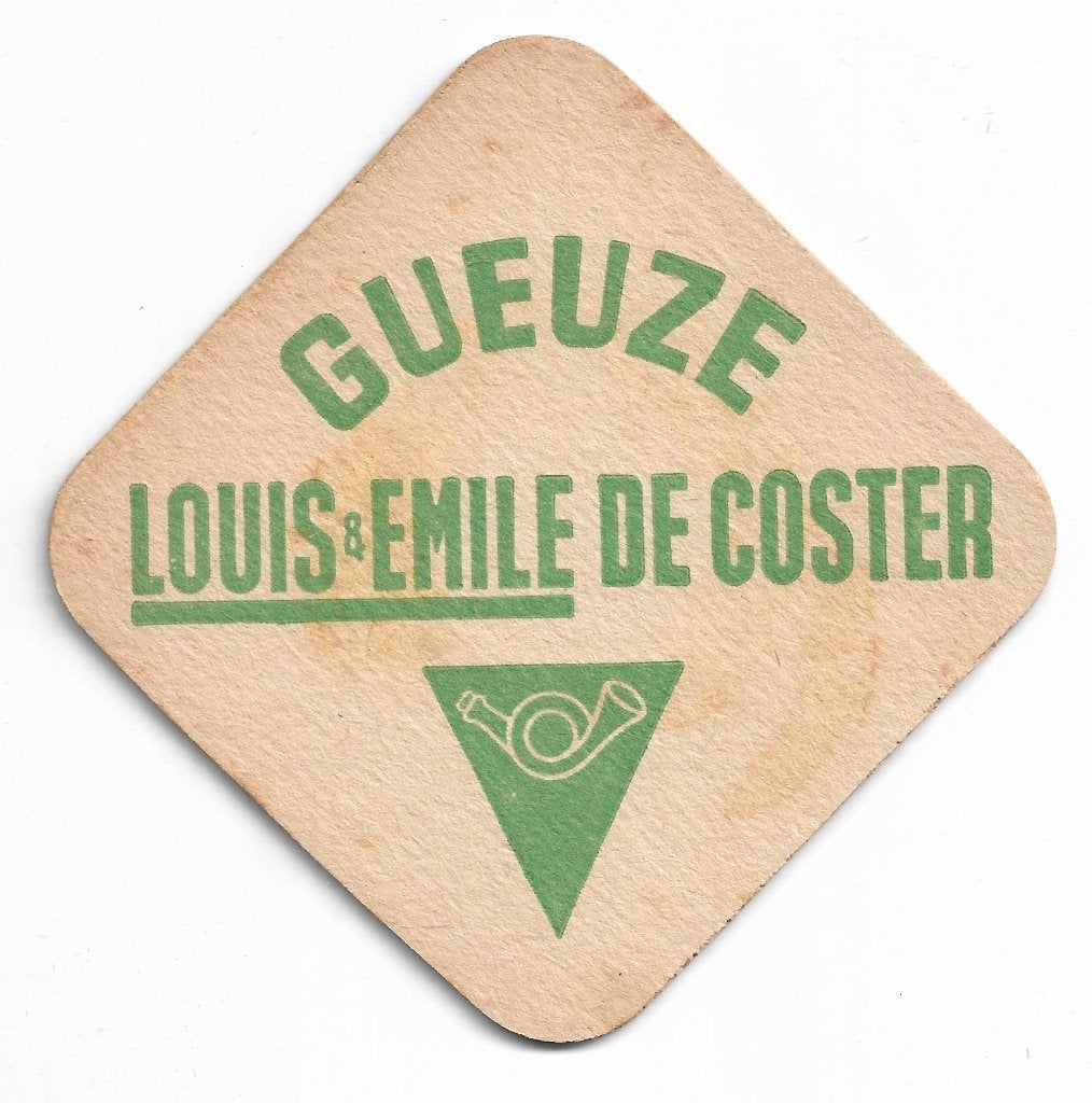 sous-bock Gueuze Louis & Emile De Coster, Enlèvement ou Envoi, Utilisé, Sous-bock
