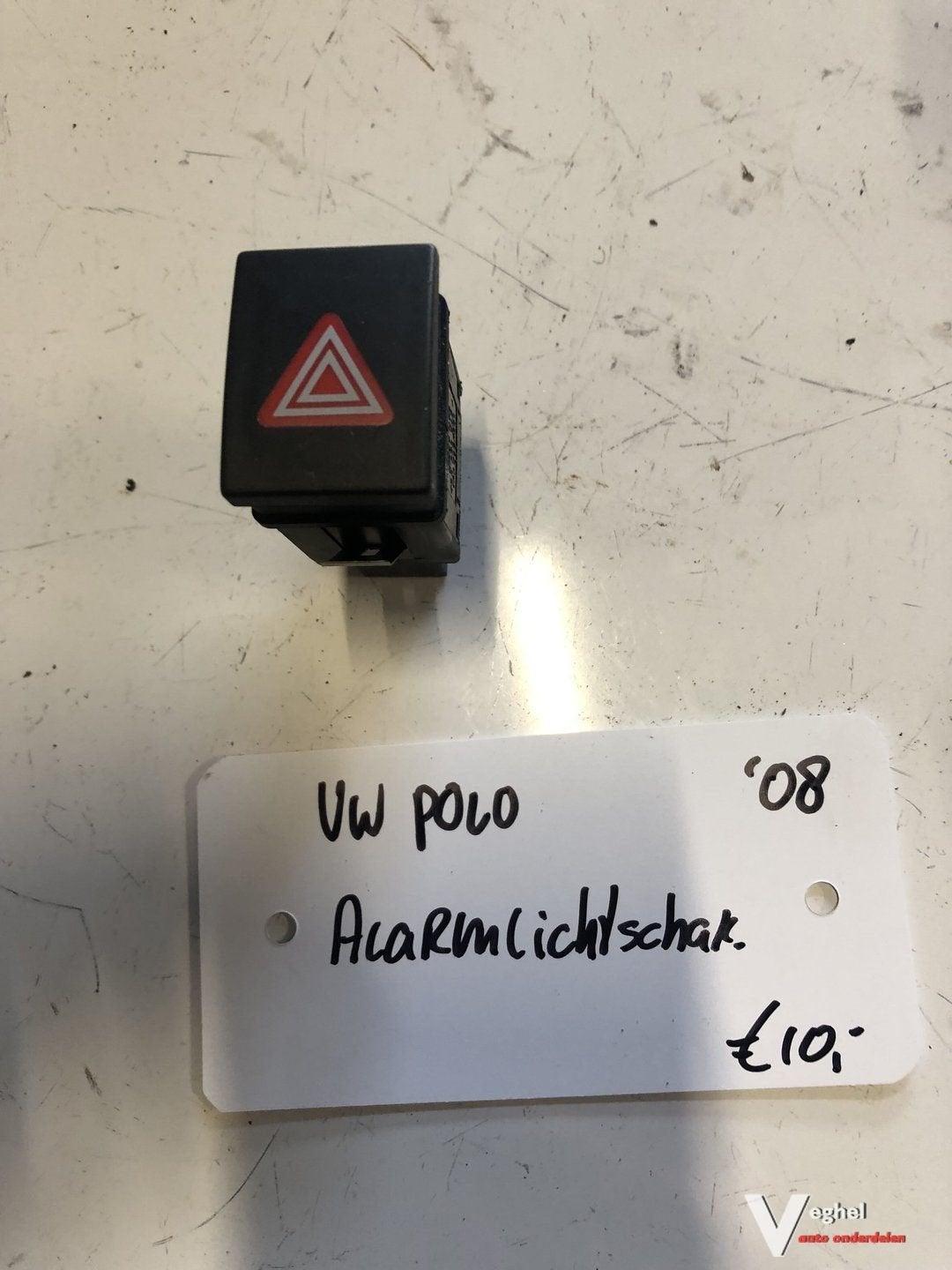 Vw Polo 1.2 3 drs  2008  Alarmlichtschakelaar, -, Utilisé, -, -