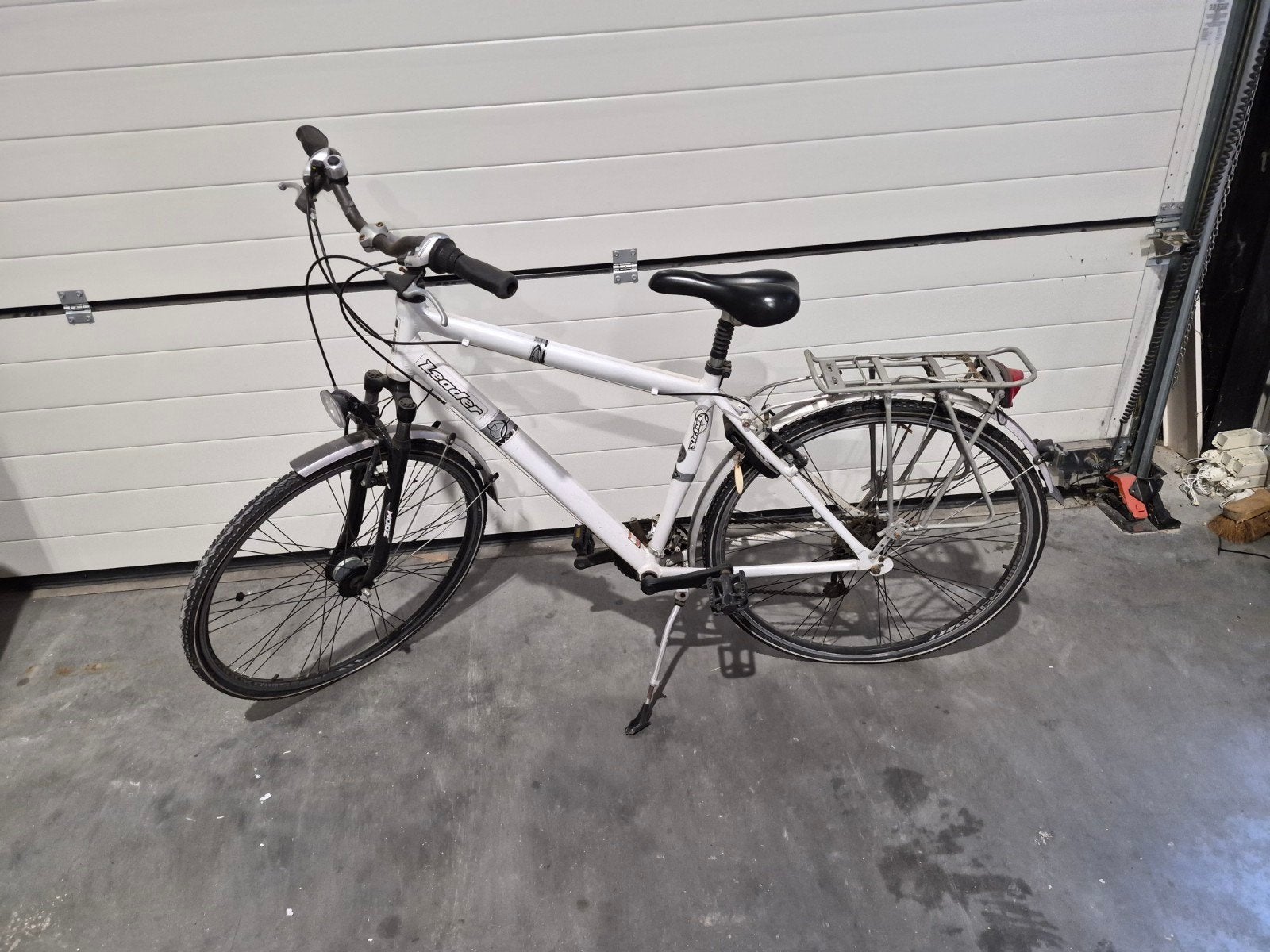fiets met beetjr werk aan, Ophalen