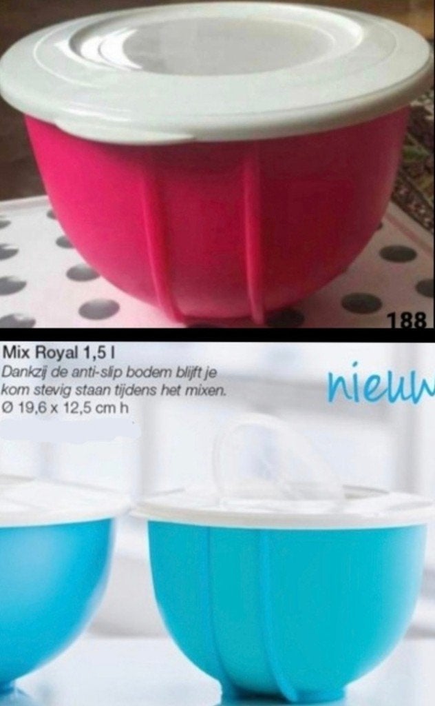Tupperware Deeg producten (zie omschrijving), Overige kleuren, Met compartimenten, Overige typen, Nieuw