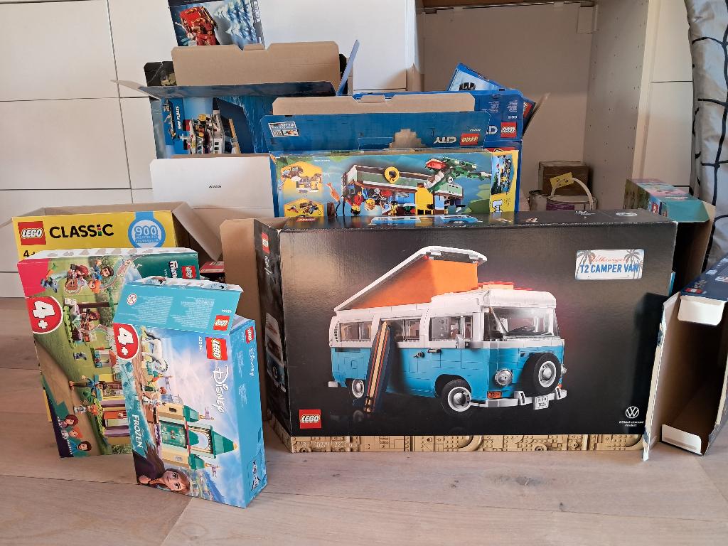 Lege lego dozen, Ophalen, Zo goed als nieuw, Lego, City