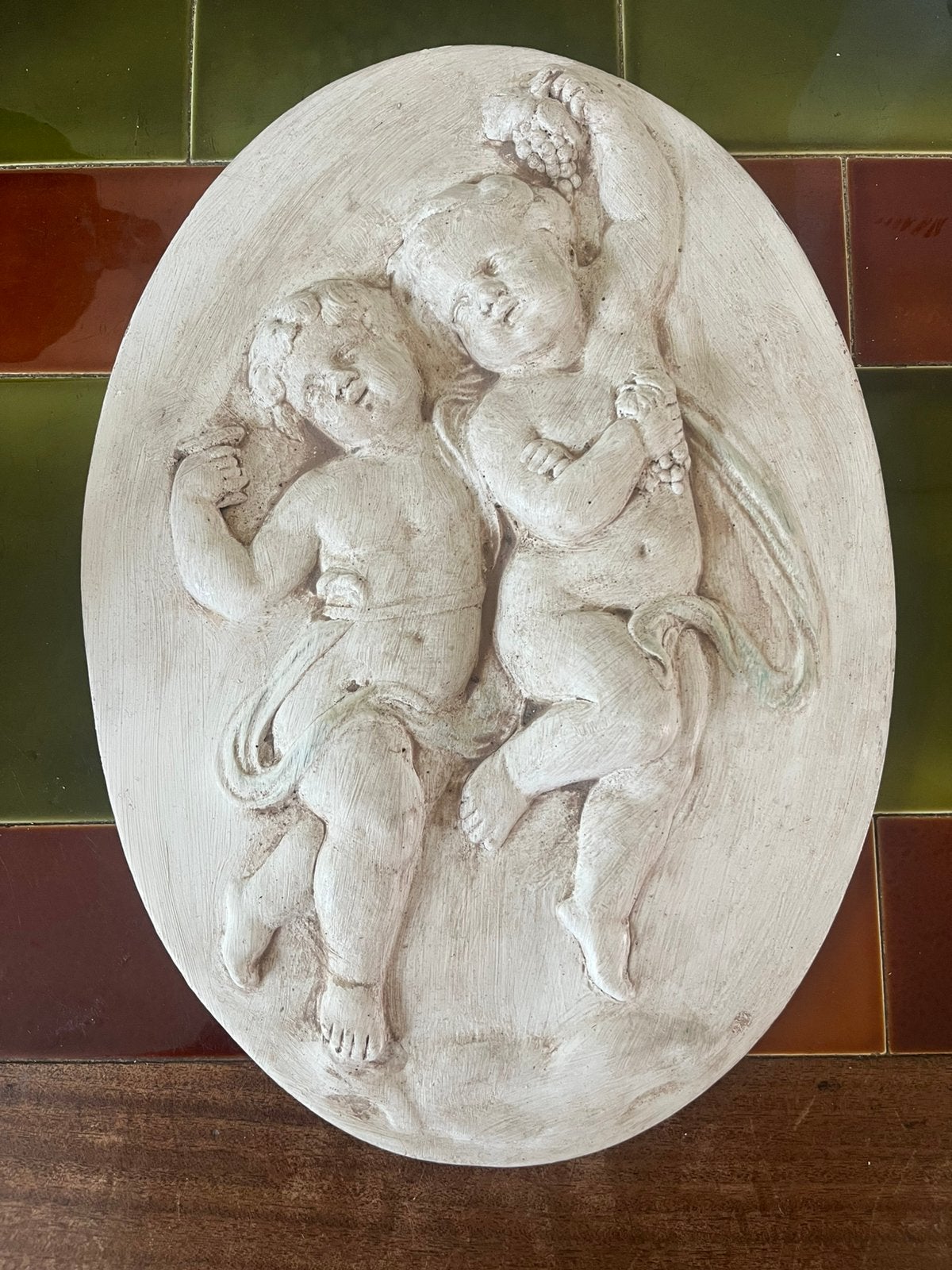 Reliëf Putto’s, Enlèvement, Comme neuf
