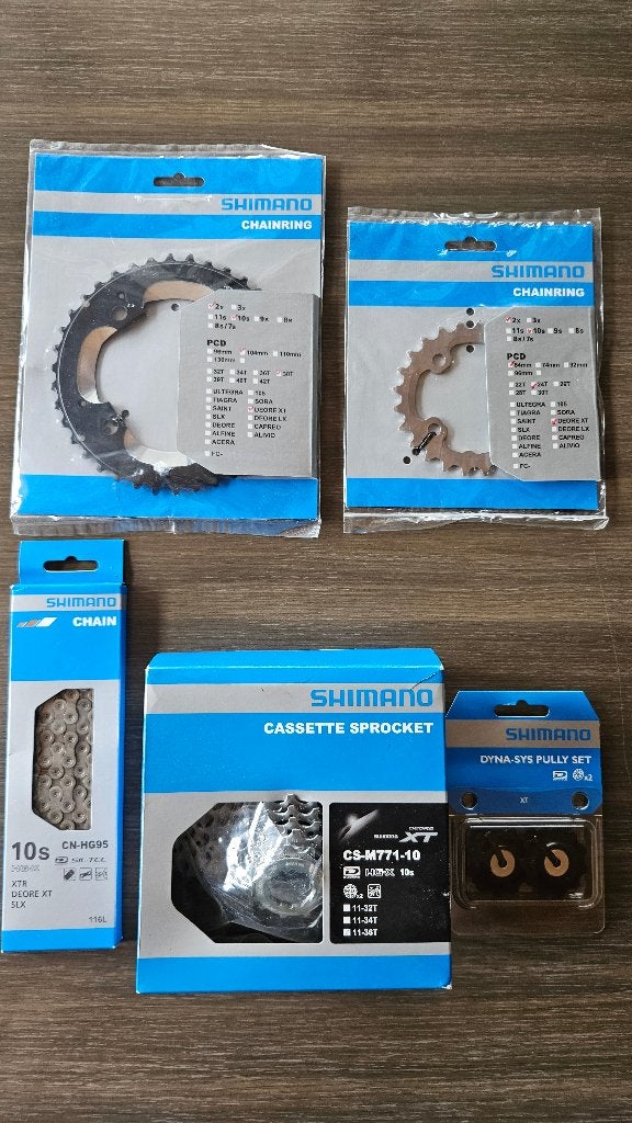 Shimano Deore XT-onderdelen (nieuw), Vélos & Vélomoteurs, Vélos Pièces, Neuf, Guidon, Enlèvement, Mountainbike