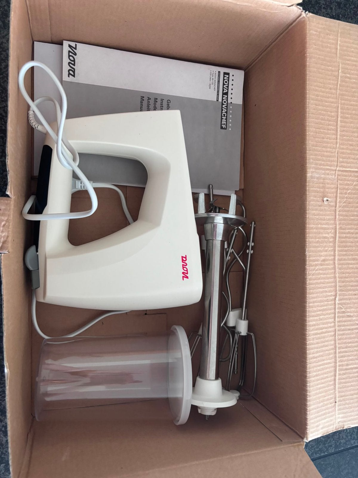 Nova handmixer, Electroménager, Mélangeurs de cuisine, Enlèvement ou Envoi, Comme neuf