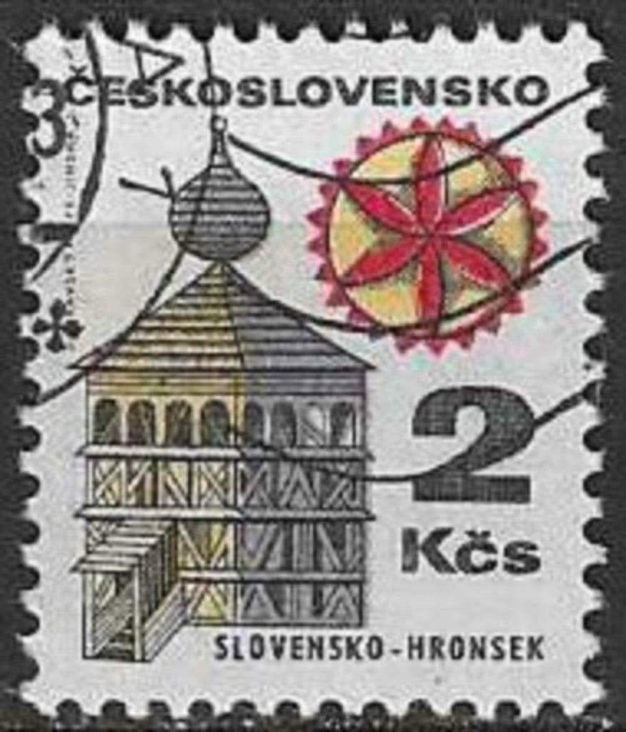 Tchécoslovaquie 1971 - Yvert 1833 - Bâtiments anciens (ST), Envoi, Affranchi
