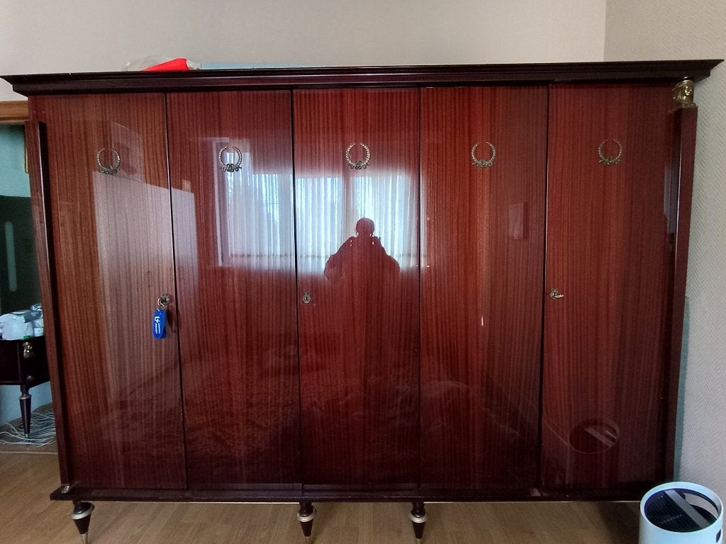 Kledingkast 4 deuren, 200 cm of meer, 150 tot 200 cm, Met hangruimte, 50 tot 75 cm