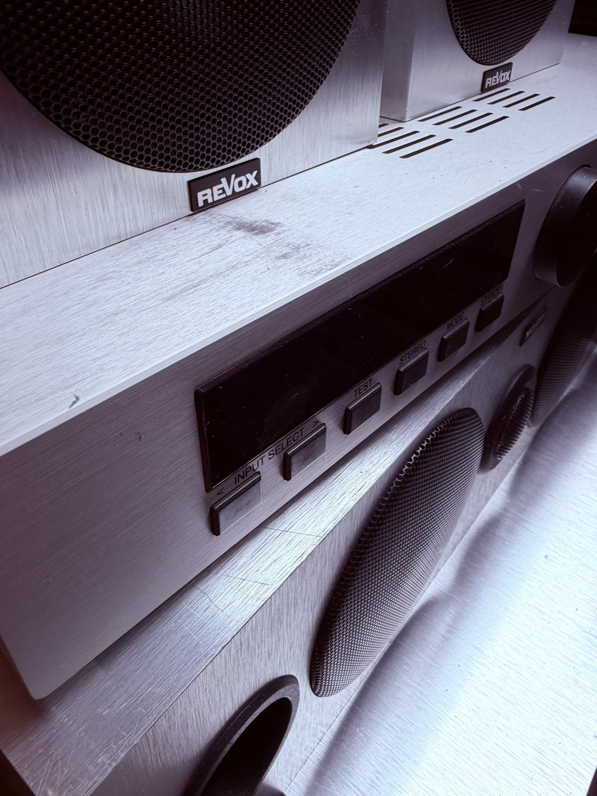 Revox Elegance surround set – S20 processor, TV, Hi-fi & Vidéo, Enlèvement, Utilisé, Autres marques