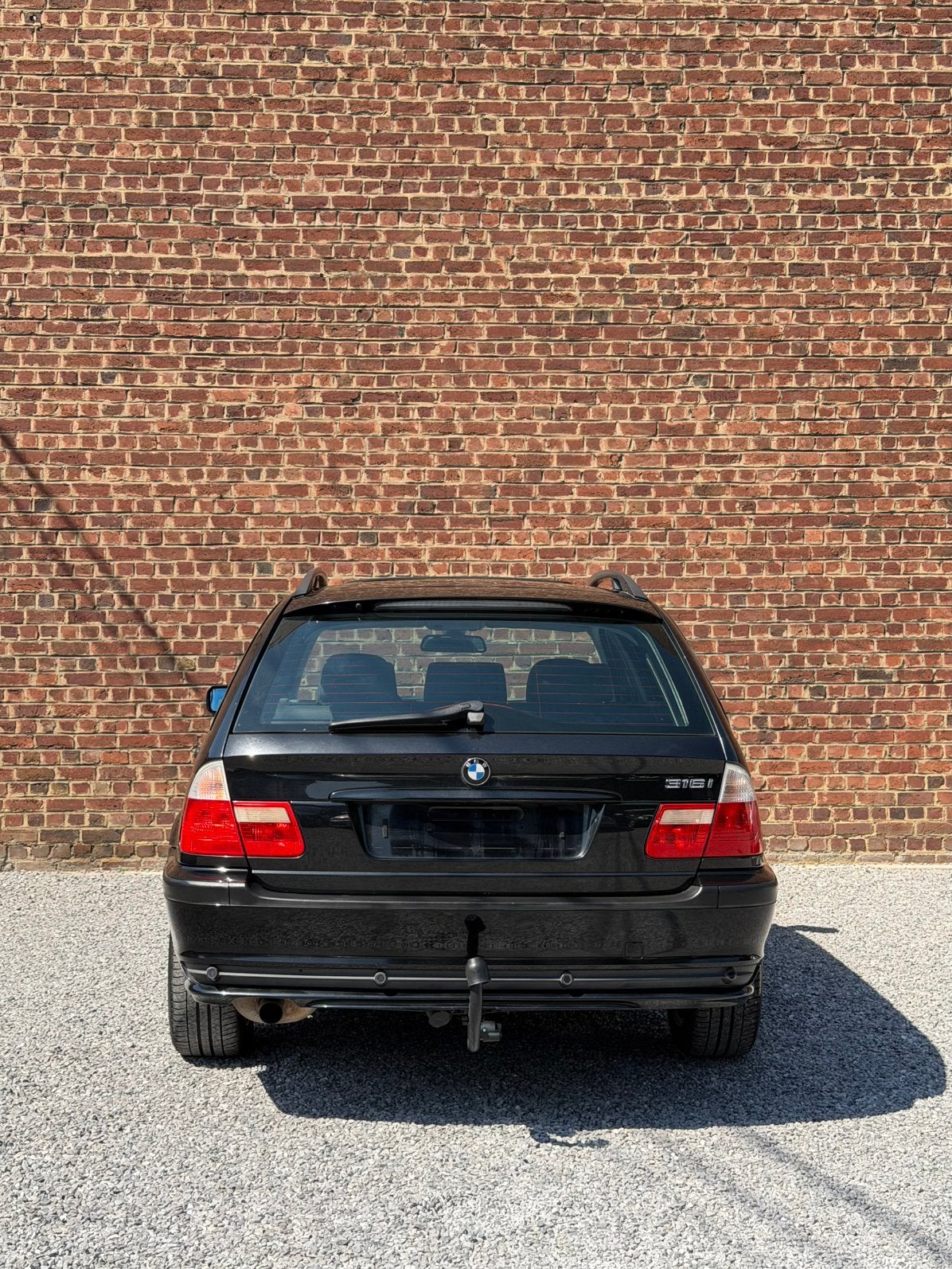 Bmw 316i Zonnedak op benzine, Auto's, Zwart, 4 cilinders, Zwart, Bedrijf