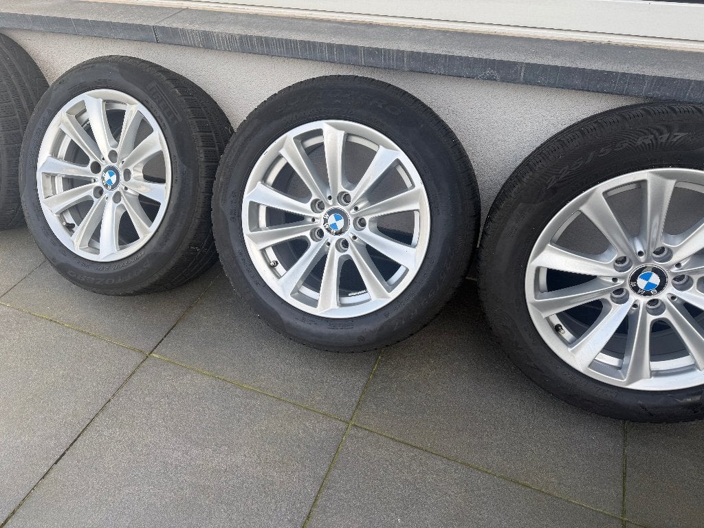 Winterbanden BMW, Auto-onderdelen, Ophalen, Gebruikt, Banden en Velgen, 17 inch