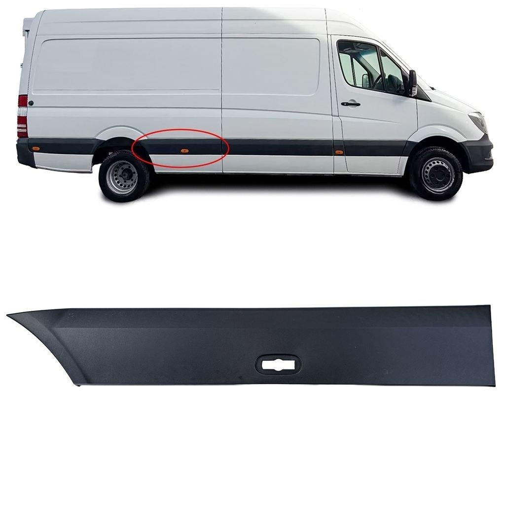 Sierlijst Rechts Mercedes Sprinter W906 OEM Kwaliteit L3 LWB, Auto diversen, Tuning en Styling, Verzenden
