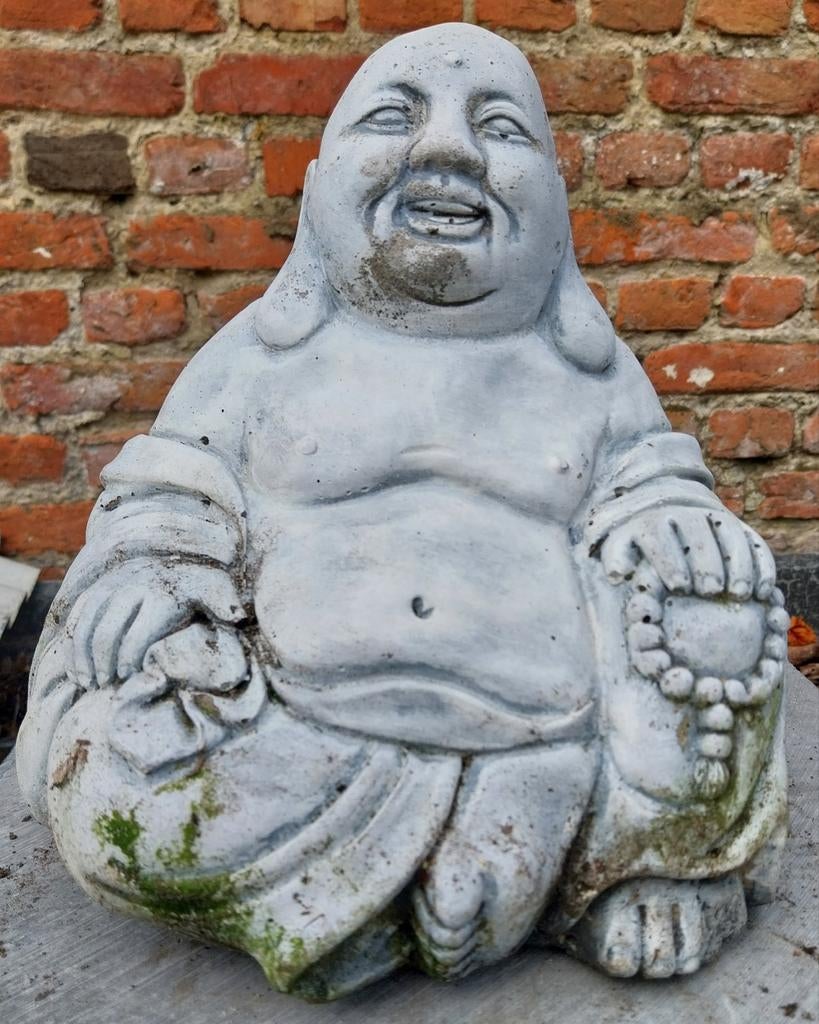 Boeddha tuinbeeld, Tuin en Terras, Tuinbeelden, Ophalen, Beton